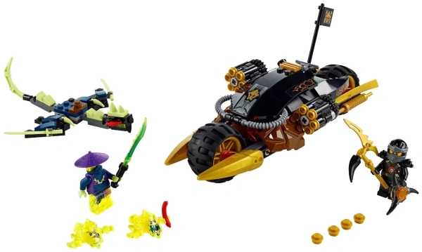 Конструктор LEGO Ninjago 70733 Бластер-байк Коула USED